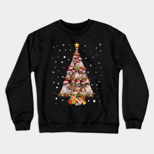 Cute Staffie dog Christmas Tree gift decor Xmas tree Crewneck Sweatshirt